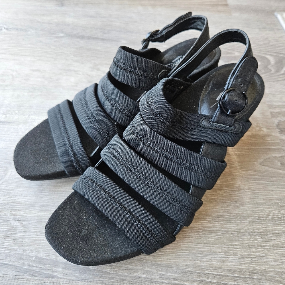 Aetrex Women's Sandals, Size 7, Black
